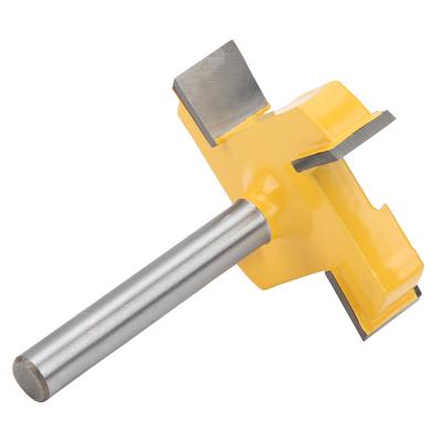 TSlot Router Bit 8 Shank 4Flute Woodworking Milling Cutter Alloy Carbon Steel 8x51x12