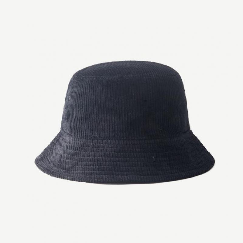 Bucket Hat Men Women Autumn Winter Corduroy Women's Bucket Hat Fisherman Cap Solid Color Casual Simple Sunshade Official-website