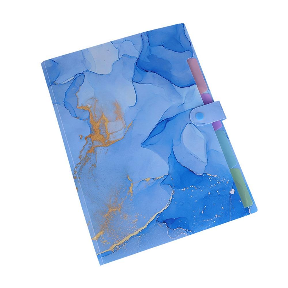 Paintings Collection Book File Folder Multi Layered Document Binder Contract Clamp Data File Bag