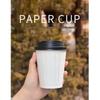 Mubaisen Embossed Disposable 500ml Milk Tea Cups with Lids