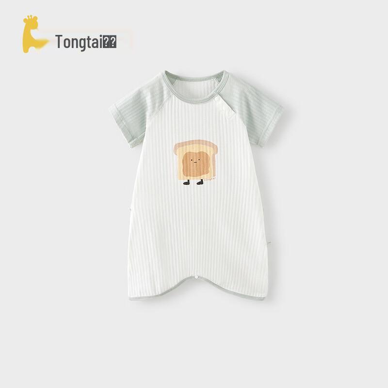 Tongtai Baby Summer Short Sleeve Cotton Sleep Robe 73cm