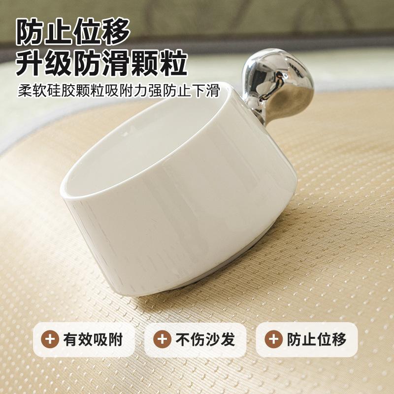 Leaf Pattern Chenille Sofa Cushion Jacquard Pattern L-shaped Sofa Mat Four Seasons Universal Anti Slip Sofa Cover Pillow Cover