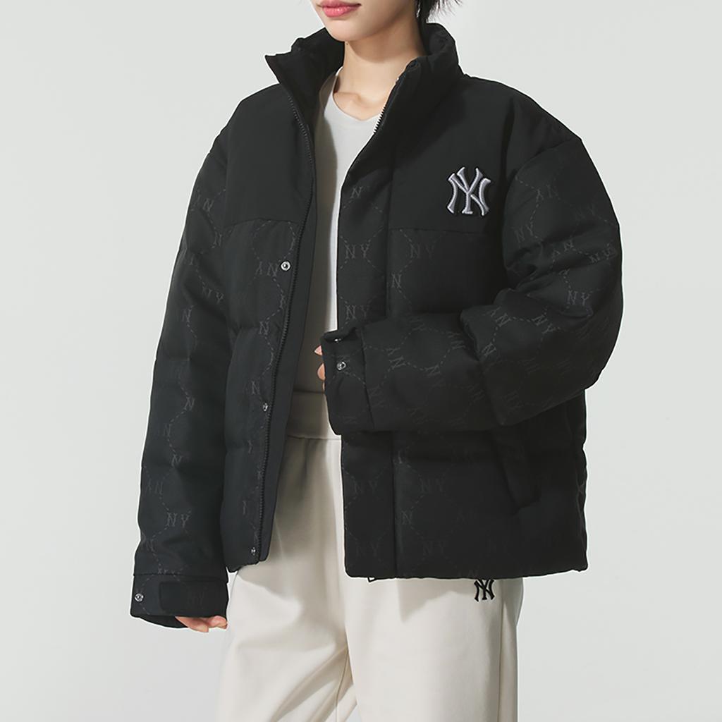 MLB New York Yankees FW25 Florale Kurze Stehkragen Reißverschluss Warme Daunenjacke Unisex Jacke 3ADJM0256-50BKS