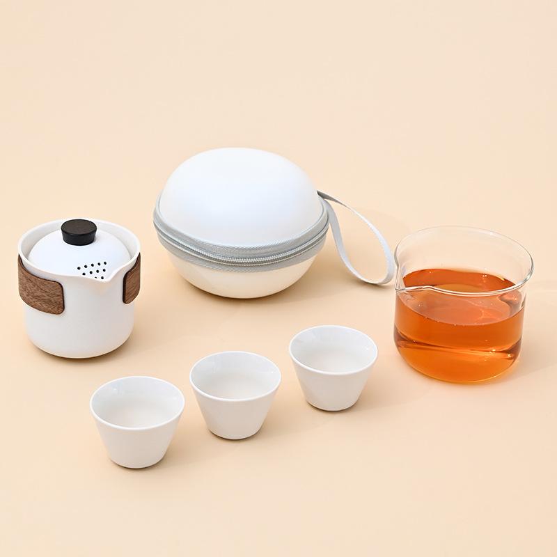 Portable travel tea set, car express cup business gift, annual meeting event souvenir