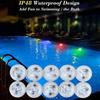 Led Tea Underwater Lights Submersible Rgb Multicolor Candles Remote Control Lamp
