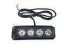 TASWK 4 LED Bulb Waterproof Emergency Strobe Light Flashing Grille