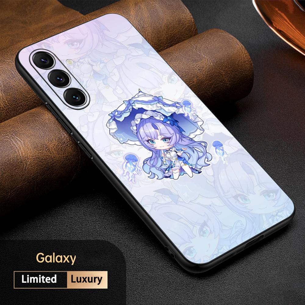 Cantarella beauty game girl pattern Phone Case For Samsung Galaxy S25 S24 S23 S22 S21 S20 Plus Ultra Note20 Soft Black