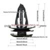 Trunk Trim Rope Clip Fastener for 2017-2021 MG ZS & MG3 Models - 10116060