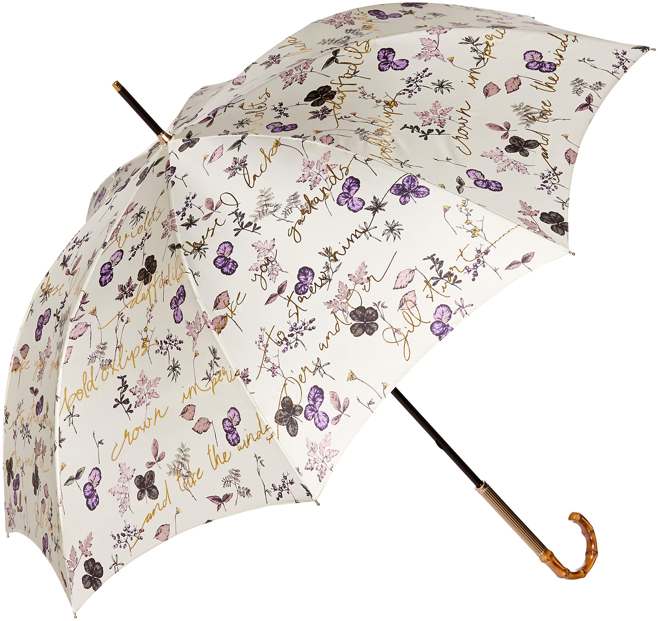 

AURORA Ботанический фольгированный принт, атласный длинный зонт с легкими спицами 60 см [JILL STUART] JI-11031-31 женский, фиолетовый, Япония, (БЕСПЛАТНЫЙ размер)