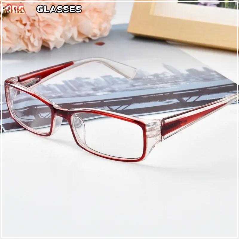 

Очки для пресбиопии в оправе из ПК для мужчин и женщин, компьютерные очки, новые сверхлегкие очки для чтения, уход за зрением, очки высокой четкости