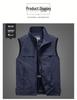 Men's Spring/Autumn Outdoor Photography Fishing Vest - Lightweight, Casual, Middle-Aged Workwear