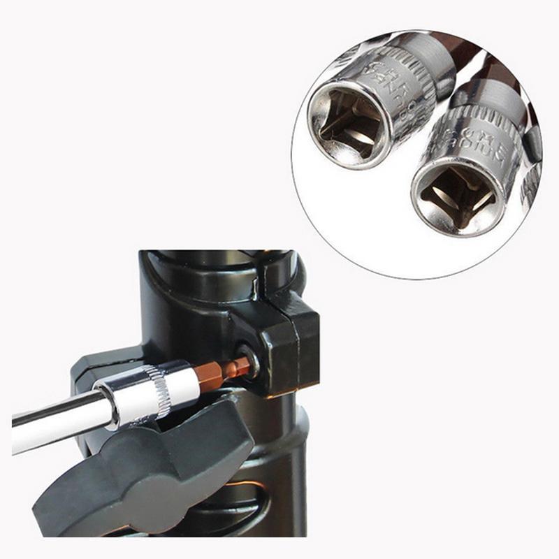 15PCS 1/2‘ Drive Hex Bit Sockets H4/5/6/7/8/10/12 Metric Screwdriver Bit Sockets Hand Tool Socket Joint Hexagonal