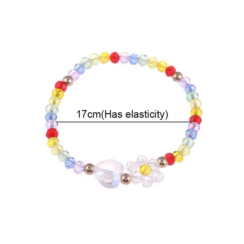 Flower Beads Korea Fashion Jewelry High-end Natural Opal Beads Beaded Copper Inlaid Zircon Pearl Female Bracelet