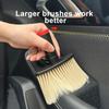 Brosse de lavage de voiture, dépoussiéreur, sortie de climatiseur de voiture, brosse de dépoussiérage, brosses à poils doux pour outils de nettoyage de voiture