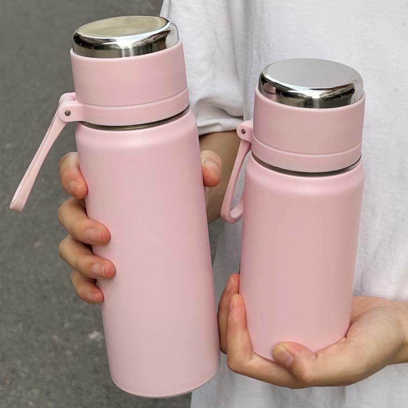 Large Capacity Insulated Cup for Tea & Water Separation - Perfect for Home, School, or Work