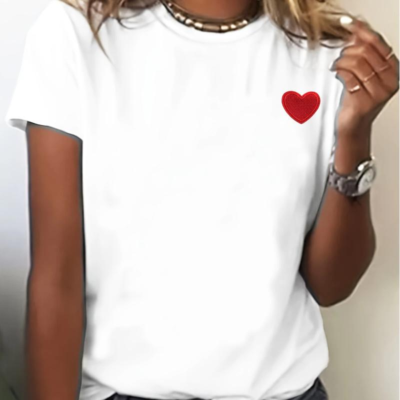 

Printed T-shirt women s top beach T-shirt Y2K fun short sleeved T-shirt XL білий