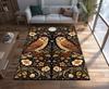 Vintage Forest Flora and Mushroom DoorMat, Non-slip Carpet, Suitable for Living Room, Bedroom, Bathroom, Holiday Home Decoration