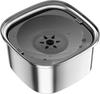 3L Dog Water Basin 101oz Stainless Steel Dog Water Basin No Leakage Large Capacity Dog Food Water Basin Slow
