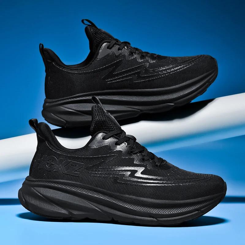 Męskie Buty do Biegania Trenerzy do Joggingu Outdoorowe Amortyzujące Buty Wyścigowe Antypoślizgowe Luksusowe Buty Oddychająca Siatka Buty dla Pary Terenowe