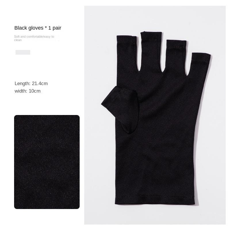 Nail Art Glove UV Protection Glove Anti UV Radiation Protection Gloves Protecter For Nail Art Gel UV LED Lamp Tool