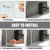 2Pcs Shower Splash Guards Self Adhesive Easy To Install Transparent Design Acrylic Shower Water Guards Bathtub Corner Splash Covers