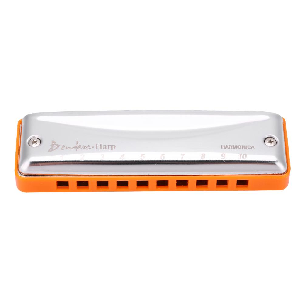 KONGSHENG Benders Harp 10 Hole 20 Tone Blues Beginner Harmonica In the Key of C