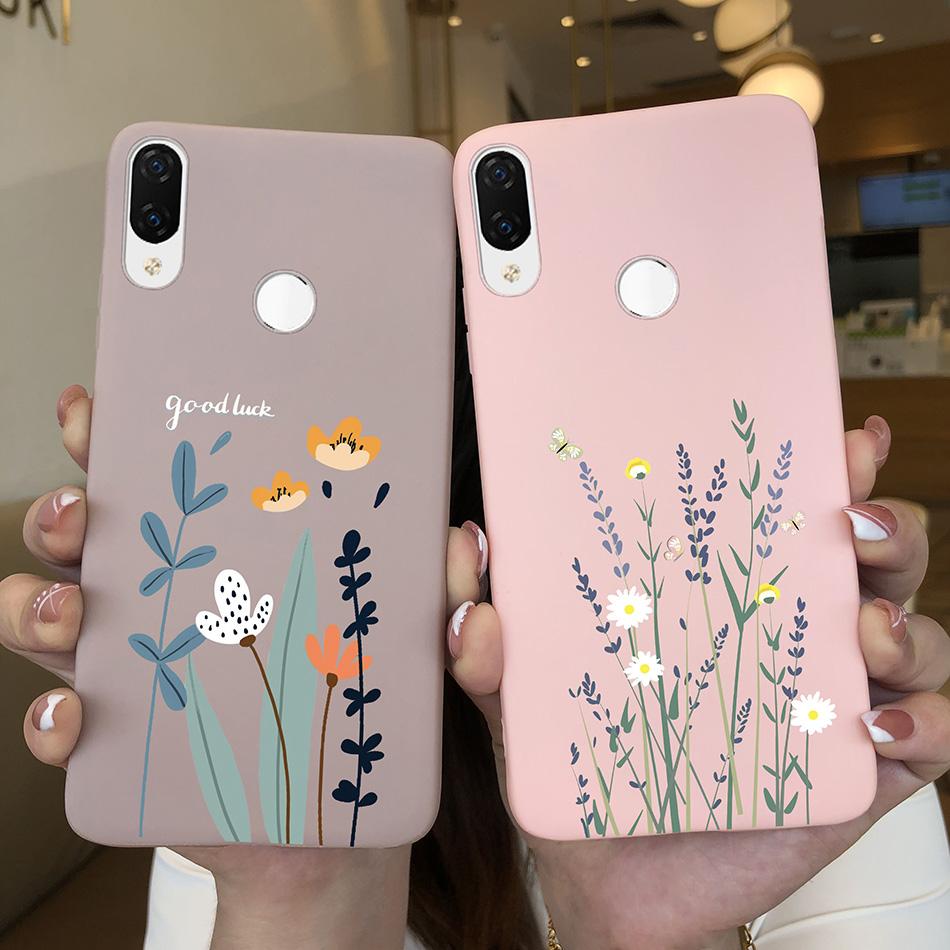 For Huawei Nova 3i Nova4 Case Shockproof Matte Cute Cartoon Soft Silicone Phone Back Cover For Huawei P Smart Plus Nova 3i Coque