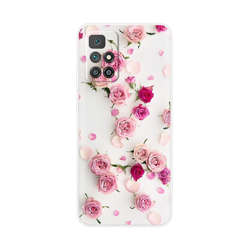 Cover For Xiaomi Redmi 10 Case For Redmi 10 2022 Coque Phone Case Silicone Bumper Shockproof Back Cover For Redmi 10 Fundas 6.5"