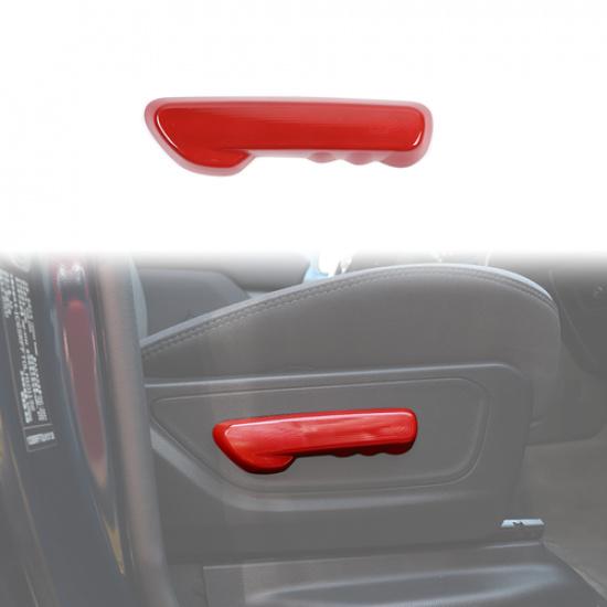 Red Co-Pilot Seat Manual Adjust Switch Cover Trim For Dodge RAM 2018+Accessories