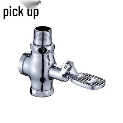 Foot-Pedal Flush Valve for Squat Toilets