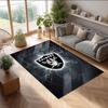 Tappeto in velluto di cristallo Las Vegas Raiders Morbido Anti?Tappetino Antiscivolo Comodo per Casa Soggiorno Camera da Letto Tappeto Decorativo