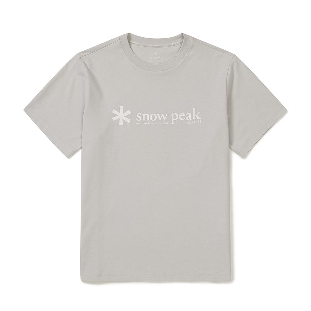 SNOWPEAK Askin Big Logo Short Sleeve T-shirt (S25MUFTS67)