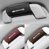 2 ks Kožený potah loketní opěrky dveří auta Potah střešní rukojeti Krytka ventilku pneumatiky Pro Mercedes Benz AMG W204 W205 W203 W211 W212 W213 W201