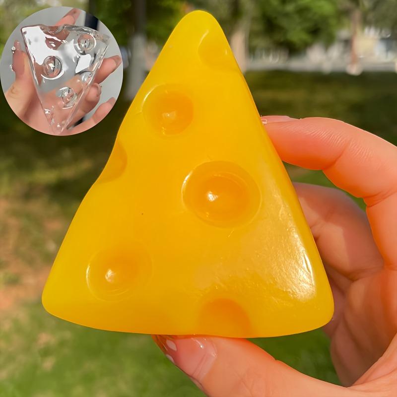 Squishy Käsewürfel Fidget Squishes Weicher Transparenter Gelee Quetschball Fidget Spielzeug für Erwachsene ASMR Sensorisch Anti-Stress Geschenk