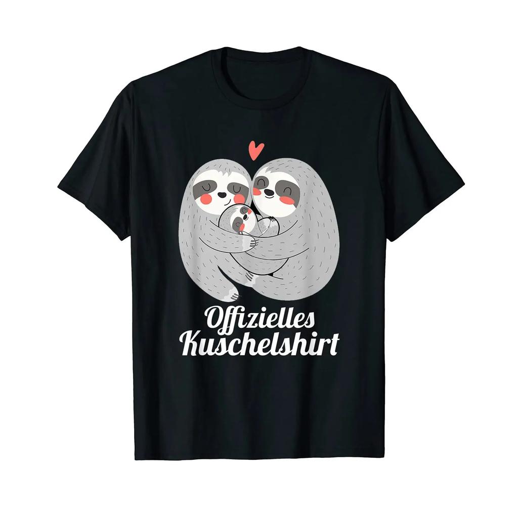 Cuddly T Shirt Cute Meerkats Hugging Family Vintage Designer Clothes Streetwear Comfortable Homme Graphic