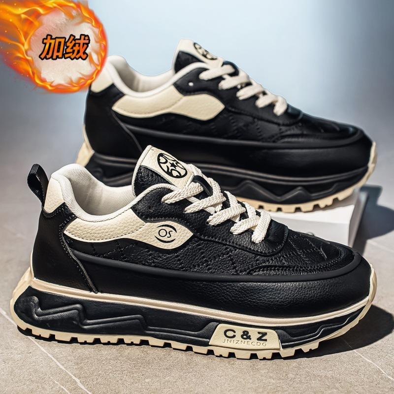 Winter Casual Youth Running Sports Thick-soled Inner Height-increasing Forrest Gump Dad Shoes