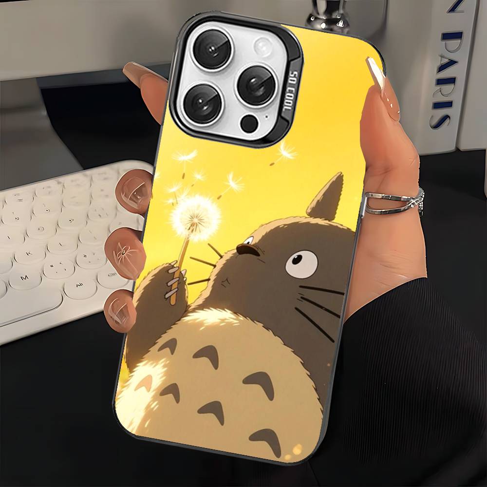 

Cute T-Totoroes Phone Case For iPhone 17 Air 16 15 14 13 12 11 Pro Max Color Hard Cover iPhone 15