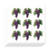 20 Blatt Selbstklebendes Papier Dekorative Aufkleber für Party Dekorative Geschenke Versiegelung Traube 90x90mm Aufkleber: 25mm 9 Stück/Bogen