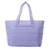 Lightweight Puffy Laptop Bag Large Capacity Commute Briefcase Simple Cotton Padded Tote Bag  Travel
