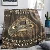 1PC Psychic Board Print Flannel Blanket, High Quality All Seasons, Home Decor, Warmth and Comfort, Perfect for Christmas Gifts