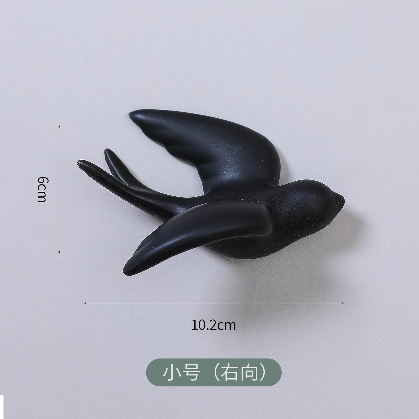 

Wall Decoration Ceramic Handicrafts Three-dimensional Bird Background Wall Accessories Swallow Room Decoration Accessories