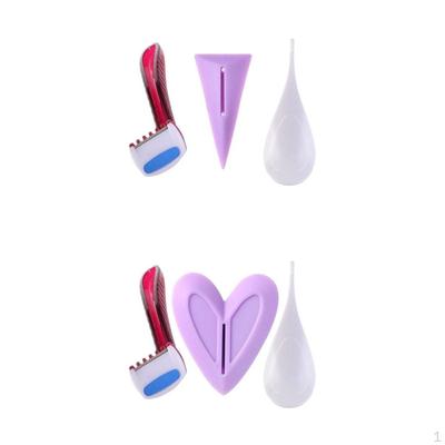 2x Bikini Shaver Set with Precision for Pubic Hair And Skin Women