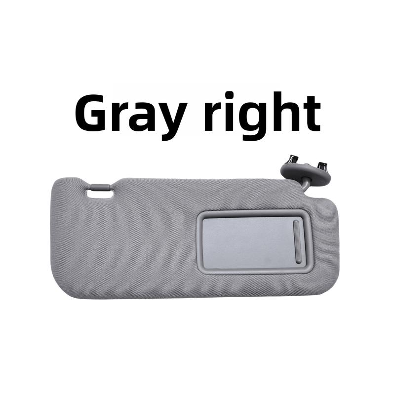 For Toyota Corolla 2007, 2008, 2009, 2010 2011 2012 2013 Grey and Beige Left and Right Car Sun Visors with Vanity Mirrors
