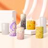 Sturdy Silicones Candle Molds With Embossed Florals Designs for Unique Candle Making Home Decoratiion Craft Supplies