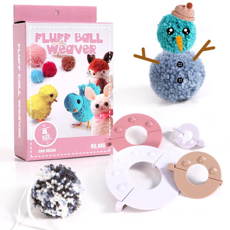 

48-игольная вязальная машина с ручным приводом для самостоятельного изготовления: Создавайте шерстяные шарфы, шапки и развивающие игрушки