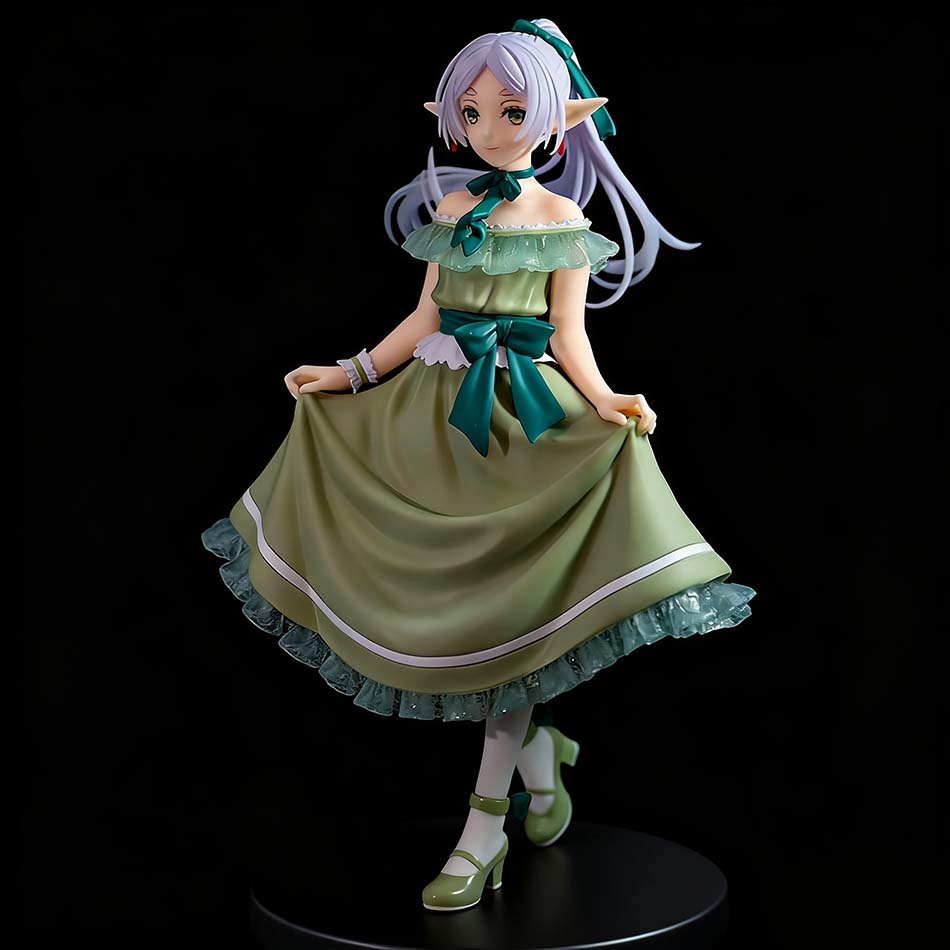 14cm Koreczek do makaronu Sousou no Frieren Postać dziewczyny z anime Frieren Poza końcem podróży Figurka akcji Model kolekcjonerski Zabawki
