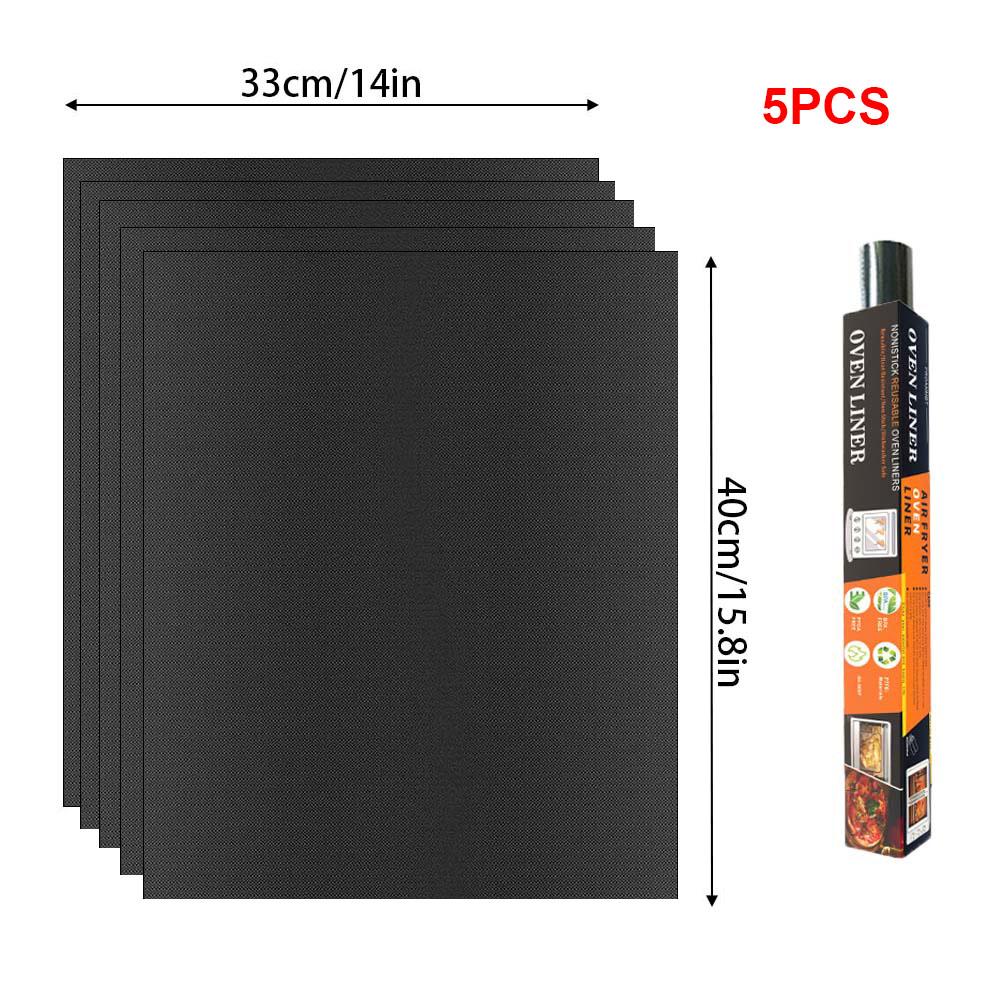 60*40cm Non-stick BBQ Grill Mat Baking Mat Barbecue Tool Cooking Grilling Sheet Heat Resistance Easily Cleaned Kitchen BBQ Tool