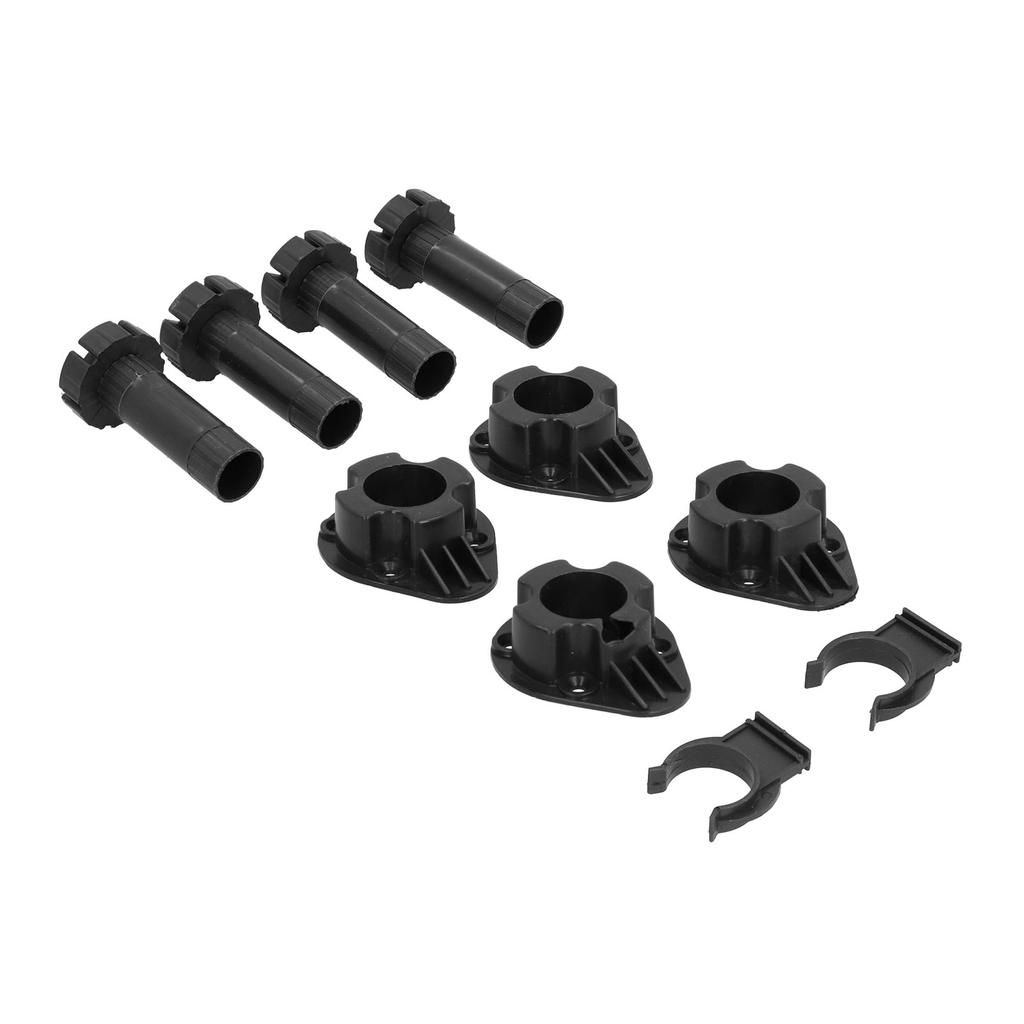 4set nastavitelné nožičky skříněk ABS podpěrná noha pro skříňový nábytek černá