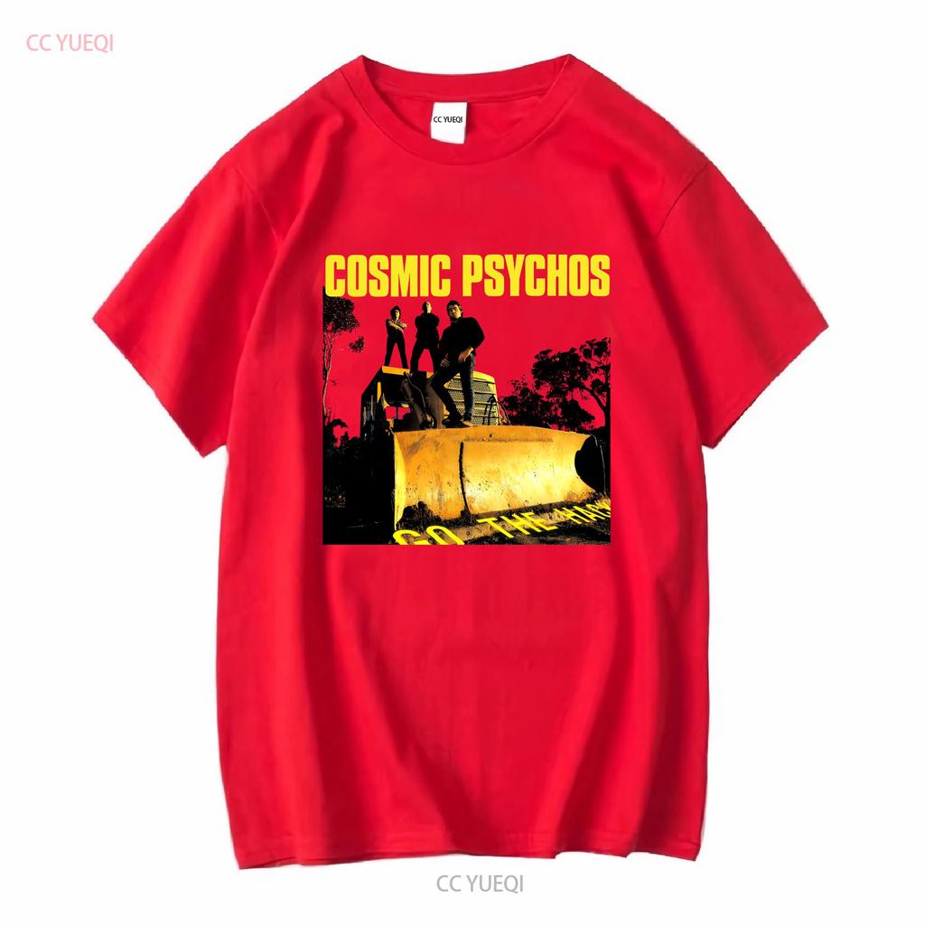 NEUES Cosmic Psychos Go The Hack Blau Alle Größen T-Shirt AG2343 vintage Gewaschen streetwear Dehnbar Atmungsaktiv Designerbekleidung