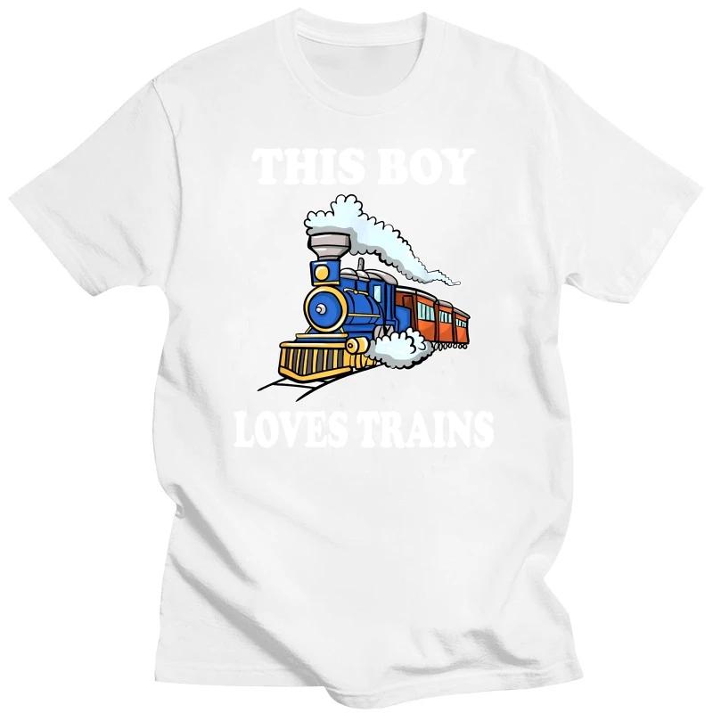 

This Boy Loves Train Driver Lover Футболки з графічним бавовняним вуличним одягом з короткими рукавами Подарунки на день народження Чоловіча футболка в літньому стилі XXXXXL сірий колір
